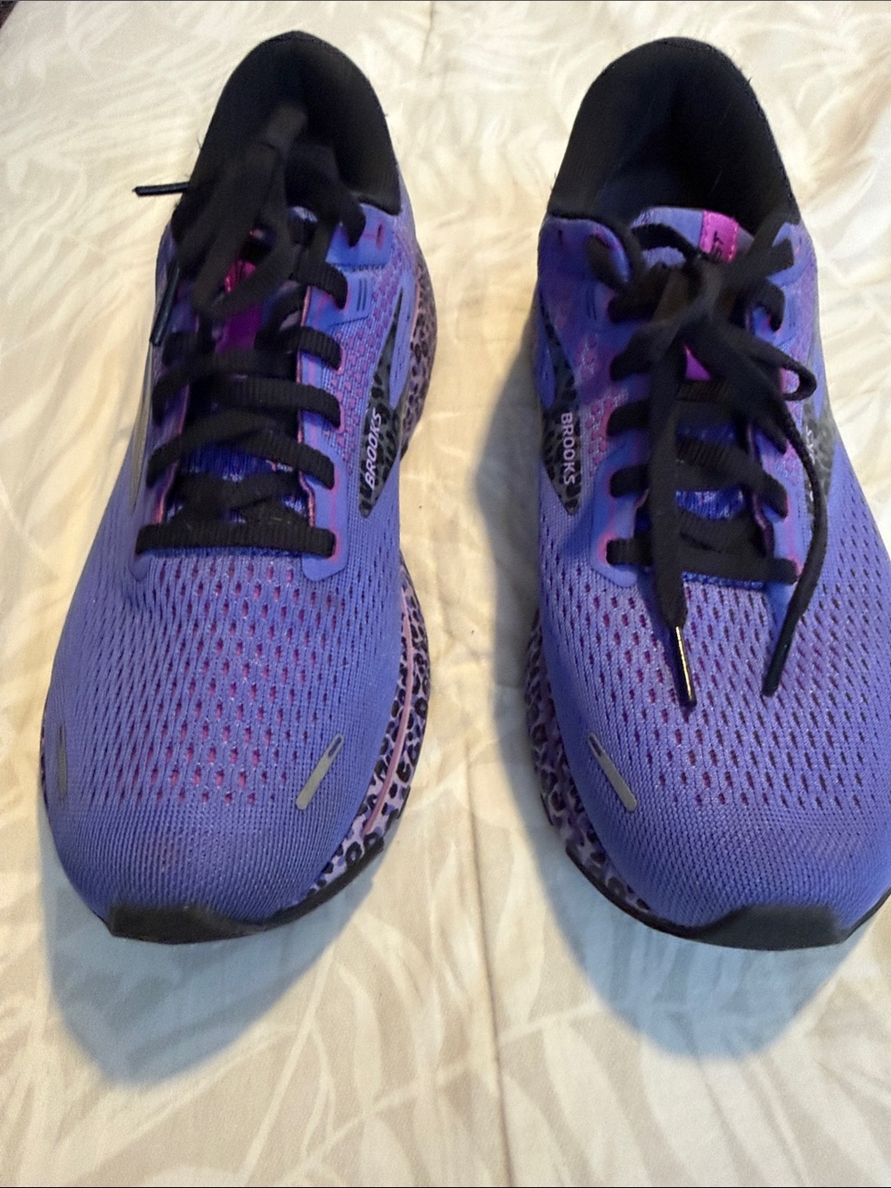 Brooks Women's Purple and Black Athletic Running Shoes